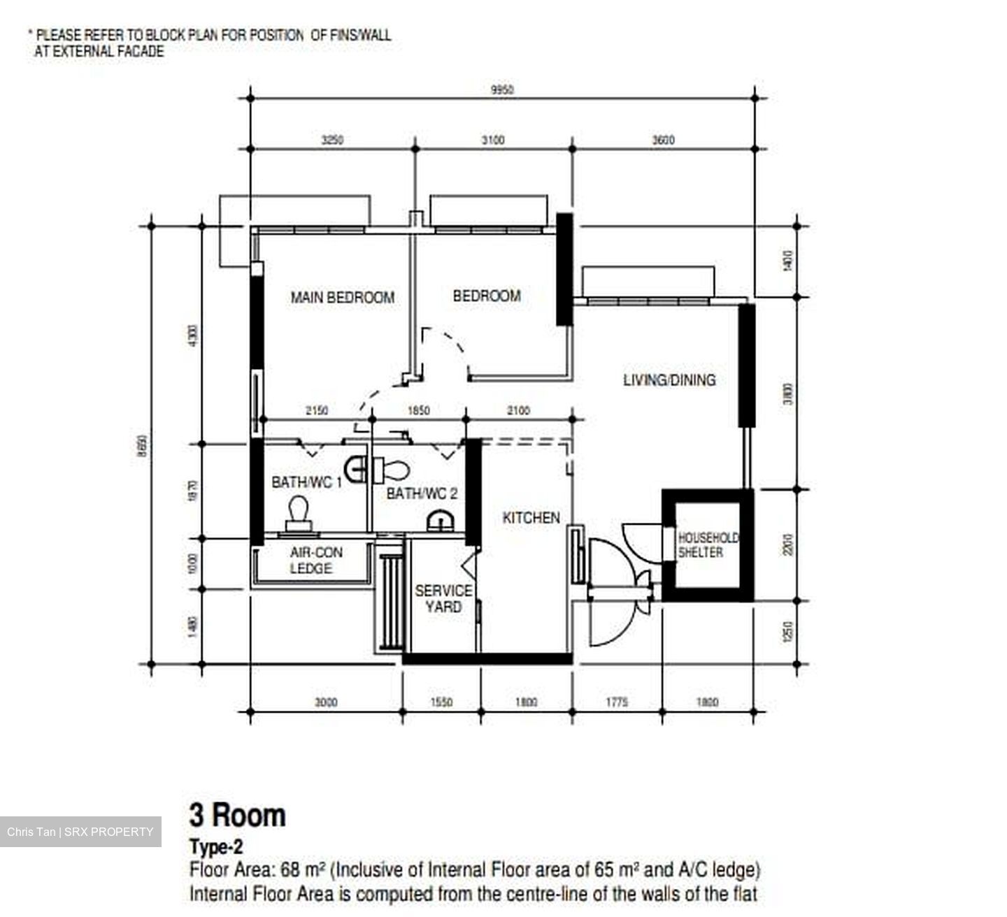 Blk 421C Northshore Straitsview (Punggol), HDB 3 Rooms #589539991